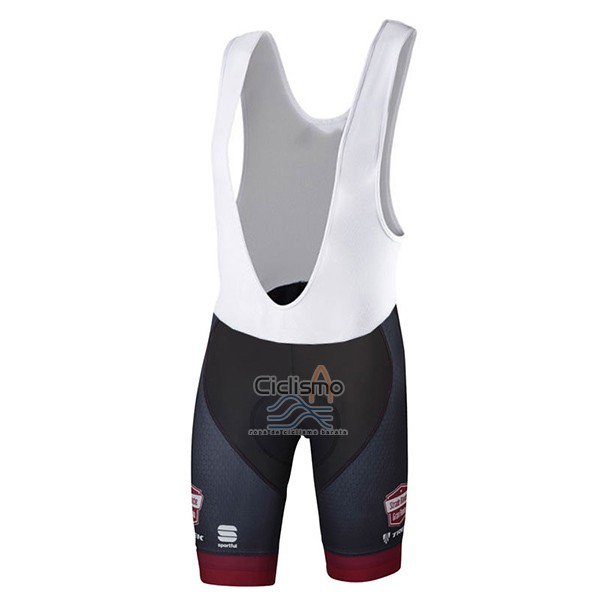 Strade Ropa Ciclismo Culotte Corto 2017 Mangas Cortas Bianche Trek Rojo